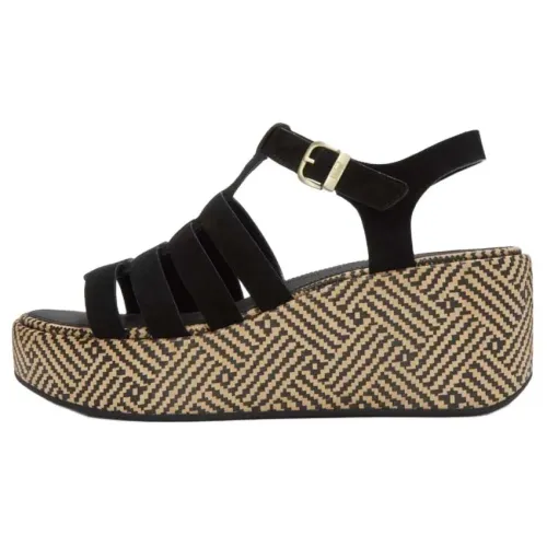 핏플랍 그래픽 Weave Fisherman 플랫폼 샌들 142703603