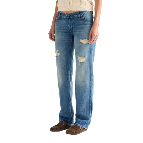 랭글러 로우 Rise Cowboy Straight 핏 청바지 142707276