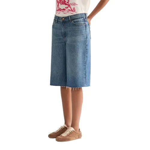 랭글러 로우 Rise Jort 데님 반바지 142707278