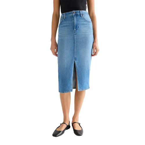 랭글러 Pencil 슬림 핏 데님 스커트 142707294