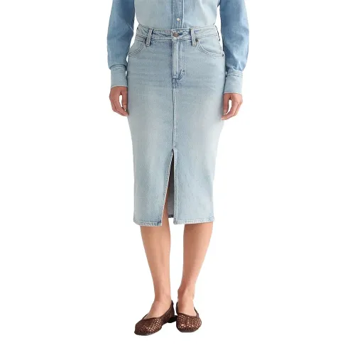 랭글러 Pencil 슬림 핏 데님 스커트 142707295