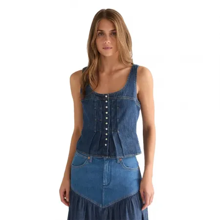 랭글러 Pleated Corset 나시 상의 142707297