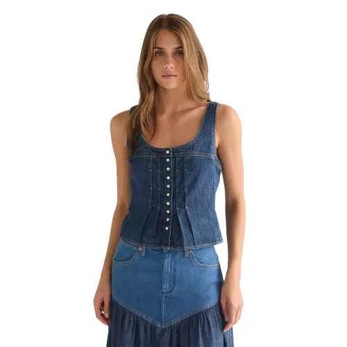 랭글러 Pleated Corset 나시 상의 142707297
