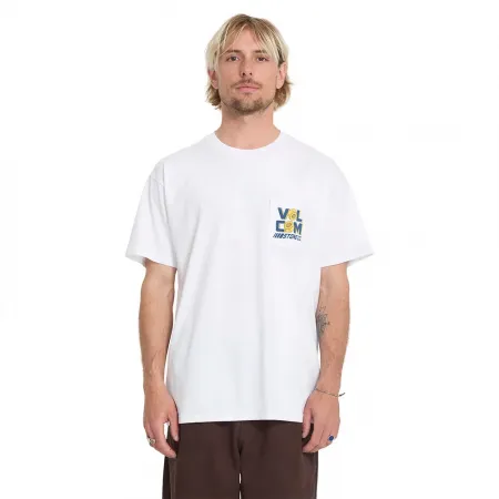 볼컴 Parted Out 포켓 반팔 티셔츠 142722143