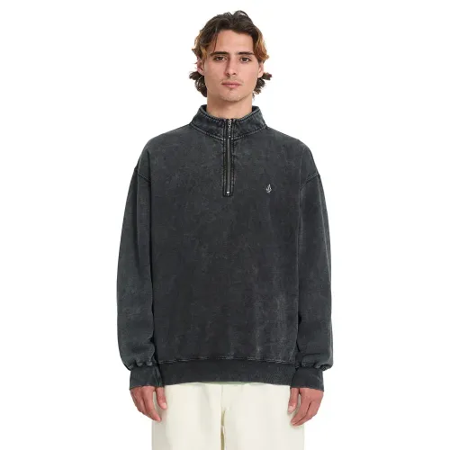 볼컴 싱글 Stone 하프 지퍼 스웨터 142722169