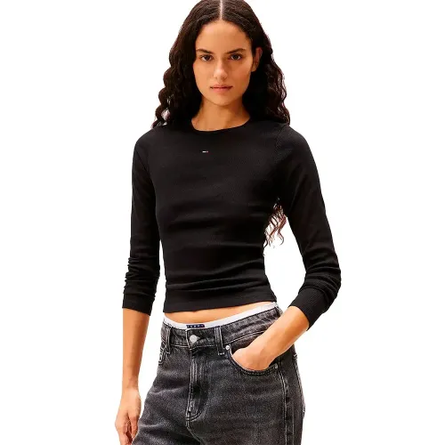 타미힐피거 에센셜 슬림 핏 긴팔 티셔츠 2 팩 142733247