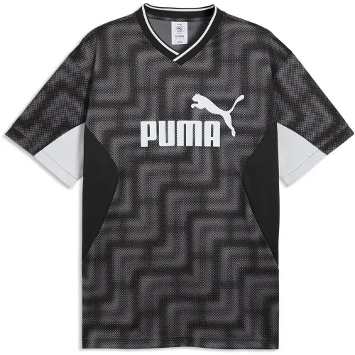 푸마 Ess Block Relaxed 핏 반팔 V넥 티셔츠 142739757