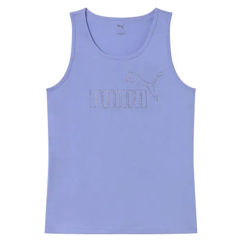 푸마 Ess 로고 라인스톤 나시 티셔츠 142739894