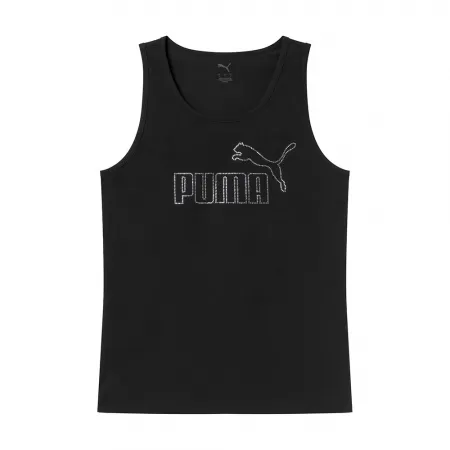 푸마 Ess Logo 라인스톤 나시 티셔츠 142739896