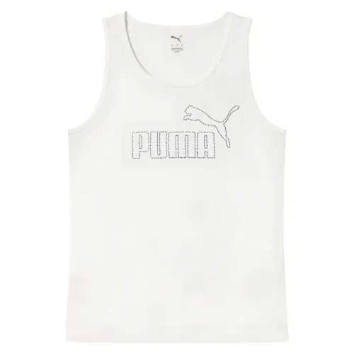 푸마 Ess 로고 라인스톤 나시 티셔츠 142739897