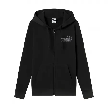 푸마 Ess 라인스톤 풀지퍼 스웨터 142739945