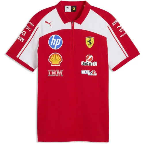 푸마 SF 페라리 713829 레플리카 반팔 폴로 셔츠 142740447