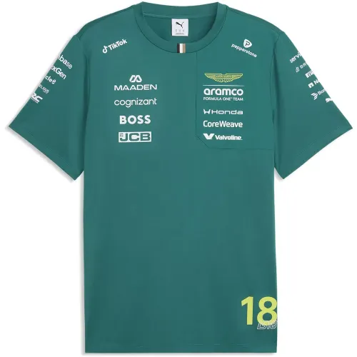 푸마 x 애스턴마틴 F1 Lance Stroll 레플리카 반팔 티셔츠 142740632