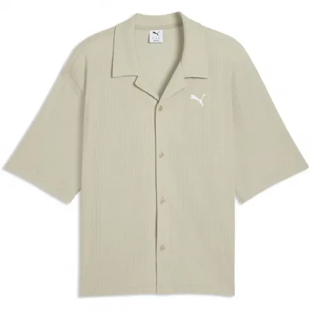 푸마 워드로브 Ess Waffle Boxy Fit 반팔 셔츠 142742498