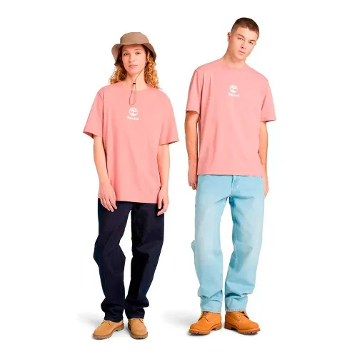 팀버랜드 Print Stack 로고 반팔 티셔츠 142749354