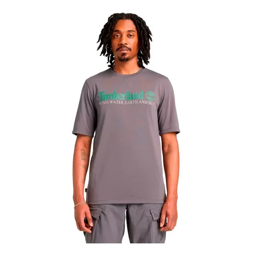 팀버랜드 UV-Protection 로고 반팔 티셔츠 142749491