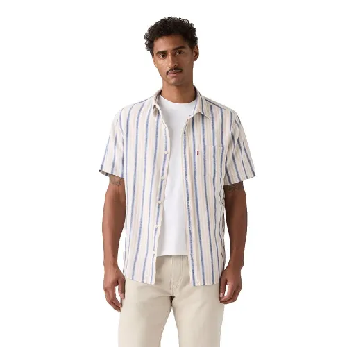 리바이스 선셋 One 포켓 스탠다드 반팔 셔츠 142751014