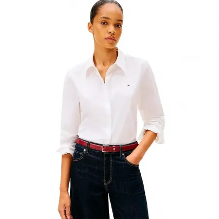 타미힐피거 Ess Poplin 레큘러 Fit 긴팔 셔츠 142758151