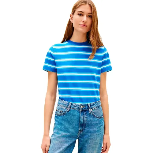 타미힐피거 Script 레큘러 핏 반팔 티셔츠 142758252