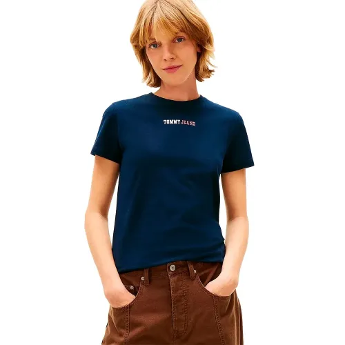 타미힐피거 에센셜 로고 2 반팔 티셔츠 142758555