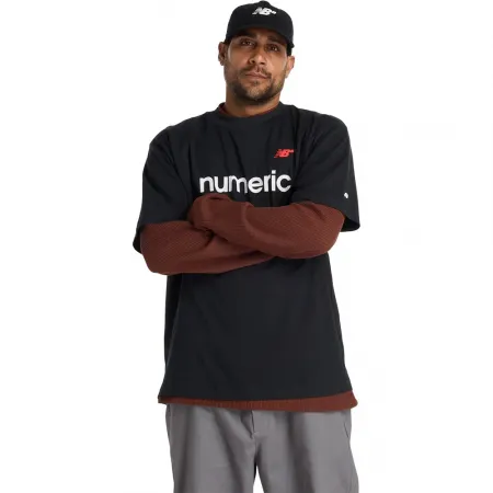 뉴발란스 Numeric 리니어 Logo 반팔 티셔츠 142781079