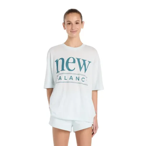 뉴발란스 Reimagined 오버핏 반팔 티셔츠 142781111