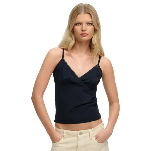 슈퍼드라이 Athletic 에센셜 레이스 Trim 나시 티셔츠 142784577