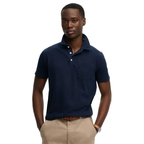 슈퍼드라이 클래식 코튼 Linen 반팔 폴로 셔츠 142784632