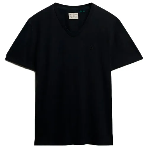 슈퍼드라이 클래식 코튼 Linen Vee 반팔 V넥 티셔츠 142784641