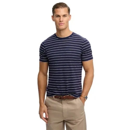 슈퍼드라이 클래식 에센셜 Stripe 반팔 티셔츠 142784676