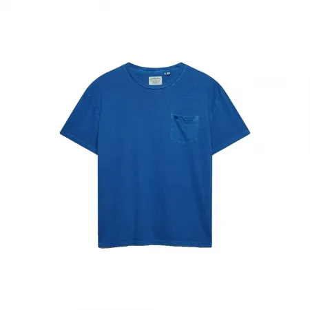 슈퍼드라이 코튼 클래식 Linen 포켓 반팔 티셔츠 142784732