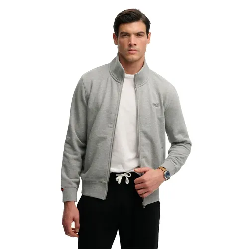 슈퍼드라이 에센셜 로고 풀지퍼 스웨터 142784816