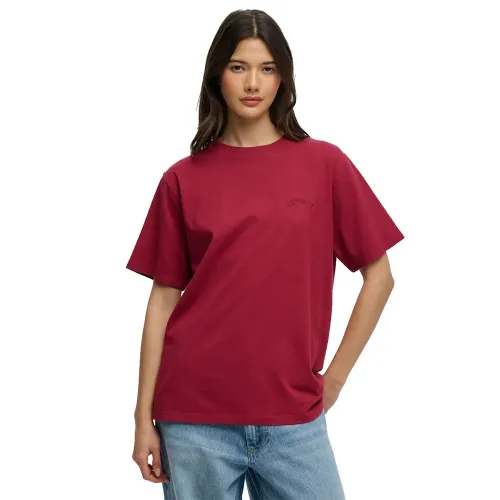 슈퍼드라이 에센셜 로고 Loose 핏 반팔 티셔츠 142784825