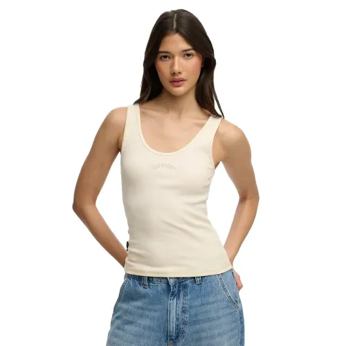 슈퍼드라이 에센셜 로고 Scoop 나시 티셔츠 142784831