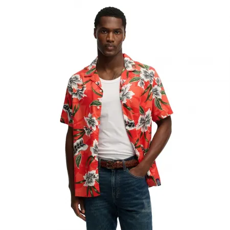 슈퍼드라이 Hawaiian Print 반팔 셔츠 142784889