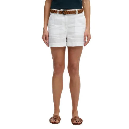 슈퍼드라이 미드 Rise 린넨 반바지 142785004