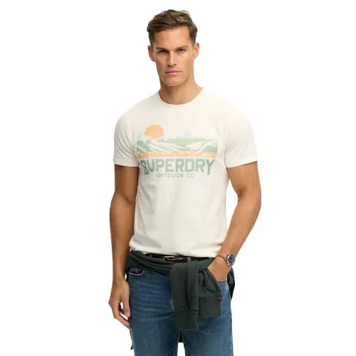 슈퍼드라이 Outdoors Mountain Relaxed 핏 반팔 티셔츠 142785027