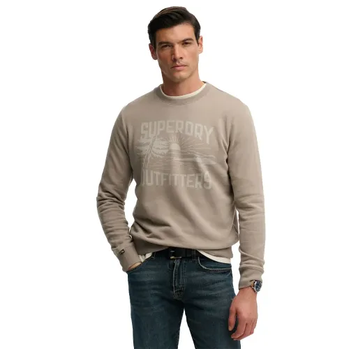 슈퍼드라이 레트로 Outdoor Relaxed 핏 스웨터 142785103