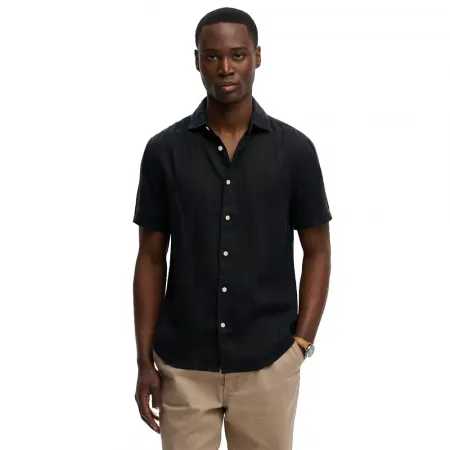 슈퍼드라이 Riviera Linen 반팔 셔츠 142785116