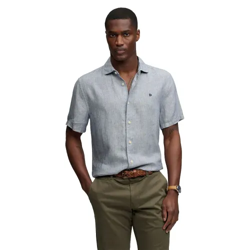 슈퍼드라이 Riviera Linen 반팔 셔츠 142785121