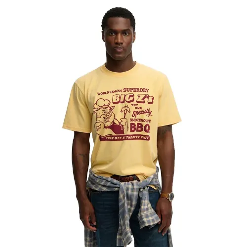 슈퍼드라이 Roadside Trade Loose 핏 반팔 티셔츠 142785122