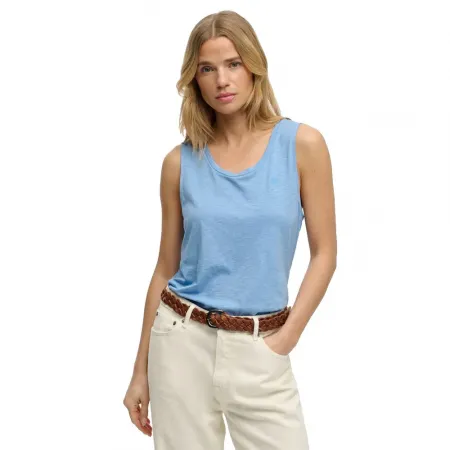 슈퍼드라이 Scoop Neck 나시 티셔츠 142785130