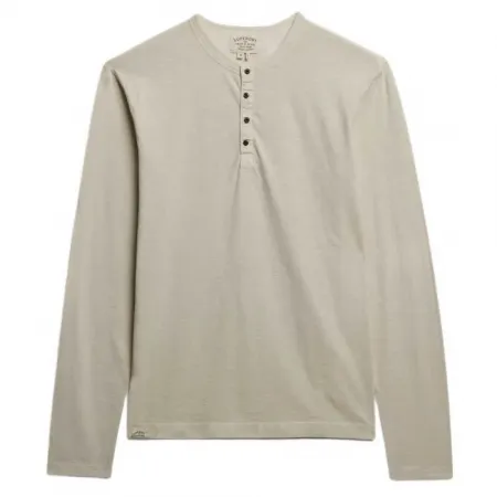 슈퍼드라이 Slub Grandad 긴팔 티셔츠 142785148