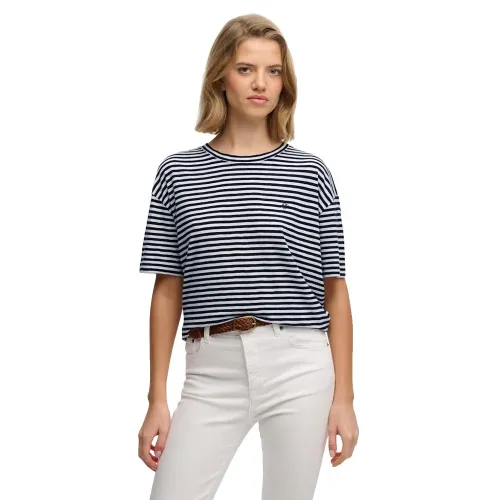 슈퍼드라이 스튜디오s 크루 반팔 티셔츠 142785163