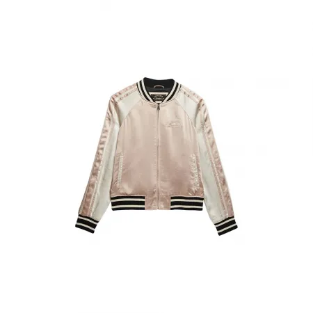 슈퍼드라이 Suikajan 엠브로이더드 봄버 자켓 142785181