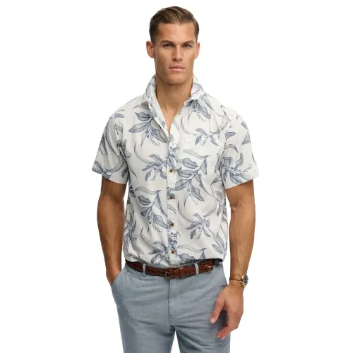 슈퍼드라이 빈티지 Loom 반팔 셔츠 142785251