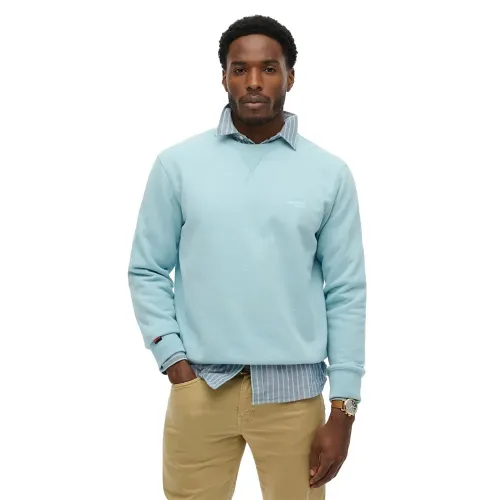 슈퍼드라이 에센셜 로고 스웨터 142787540