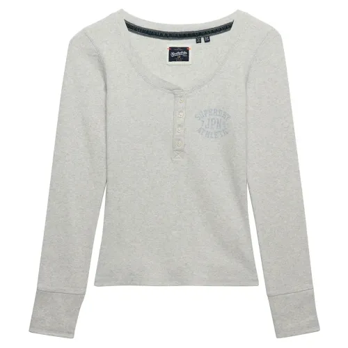 슈퍼드라이 Athletic Button 다운 긴팔 티셔츠 142797558