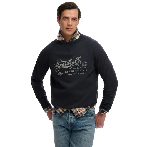 슈퍼드라이 Merchant 빈티지 Print 스웨터 142797759