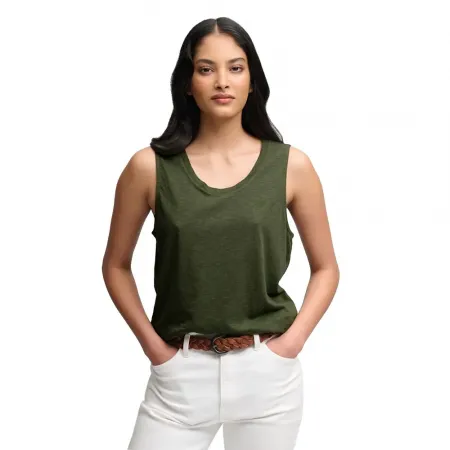 슈퍼드라이 Scoop Neck 나시 티셔츠 142797828